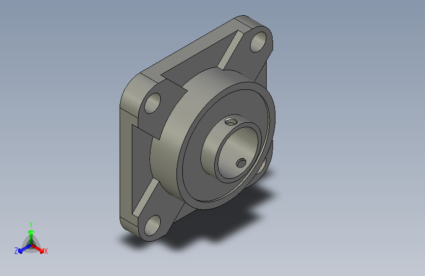 带方形座外球面球轴承BDR-207-