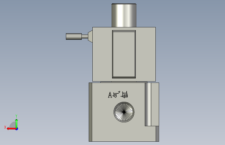 电磁阀VT317V-5G-02-620 背面视图