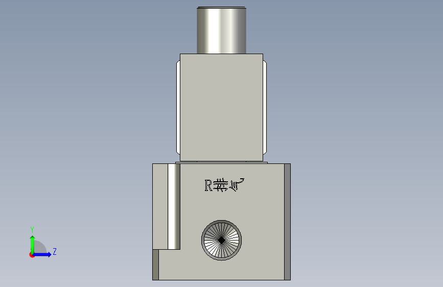 电磁阀VT317V-5G-02-620 左侧视图