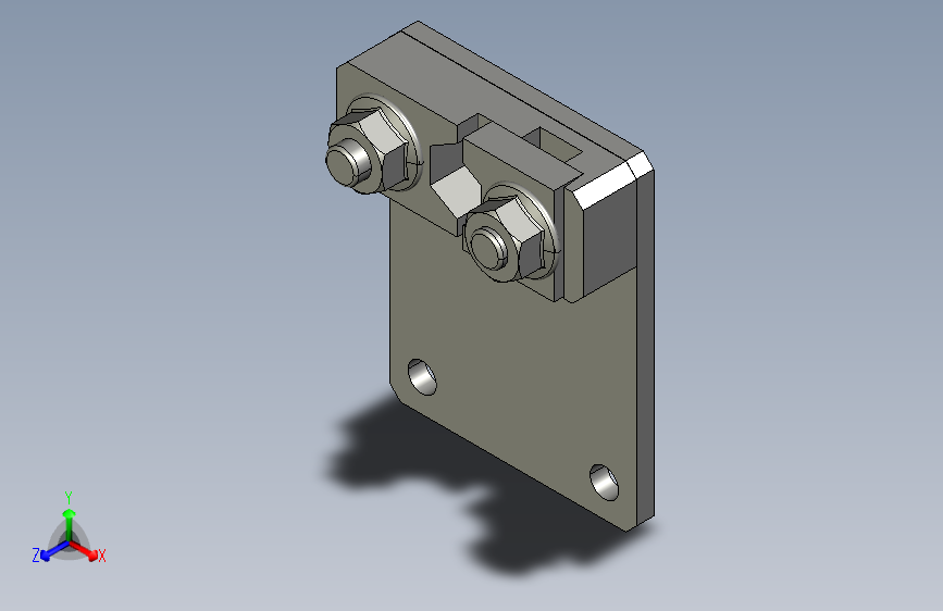 电动滚筒安装支架标准型-