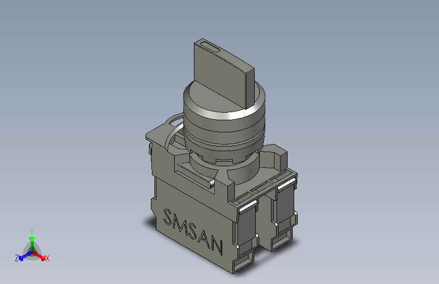 短柄旋转按钮QG115-A5-10XK_K