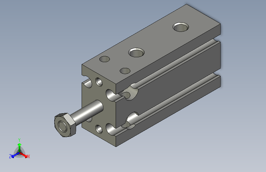 多工位固定气缸CDU10-10D