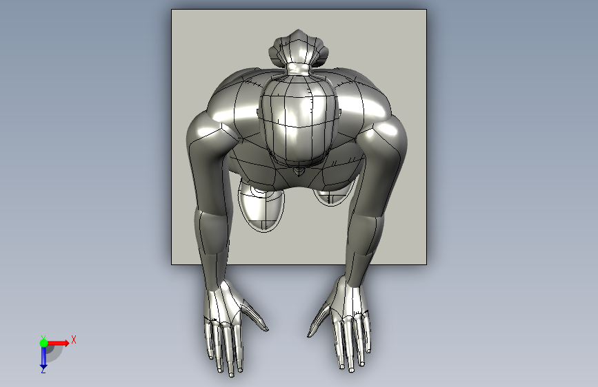 工作员1-V3-V4 俯视图
