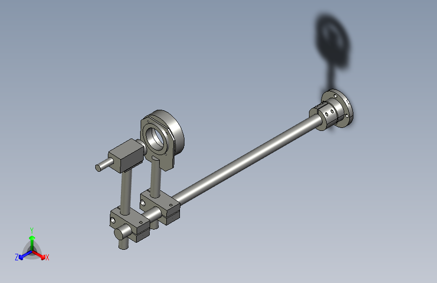 后置相机组件_总装轴套转轴