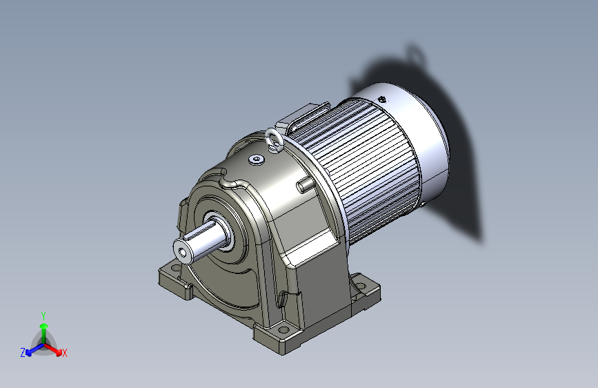 西马格齿轮减速机1500W卧式不带刹车   SIEMAGE小齿轮马达_SCH40-1