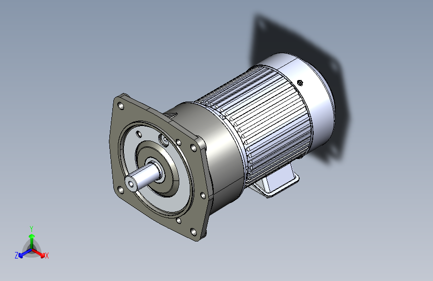 西马格减速马达1500W立式安装SGV 小齿减速机_SCV32-1