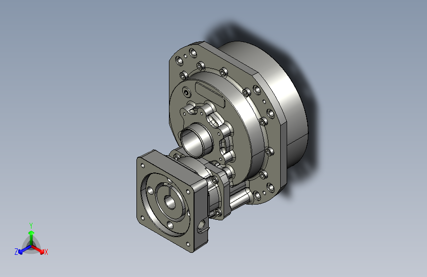 REA50C一体带法兰中空机器人减速机可穿线
