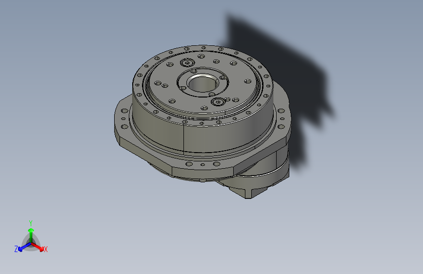 REA27C一体带法兰中空机器人减速机可穿线