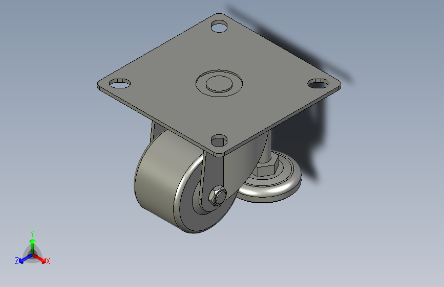 脚轮CGP01-D65怡合达0AVC00