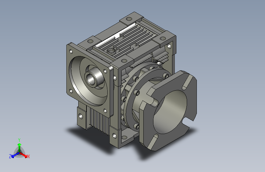 镜向NMRV040-090ST型蜗轮蜗杆减速机NMRV05010FA190B3
