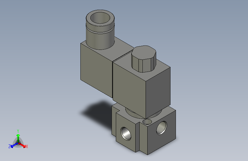两位三通电磁阀3V206NCB_亚德客