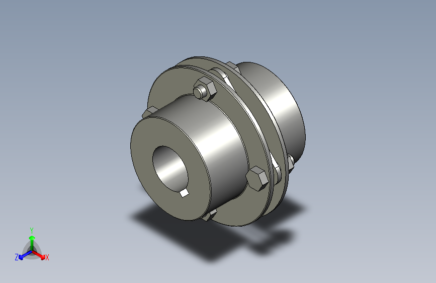 膜片阶梯式联轴器DBN51-D104-d30-e38