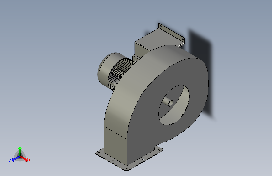 乳胶漆油桶输送线三维设计-de230风机-V1