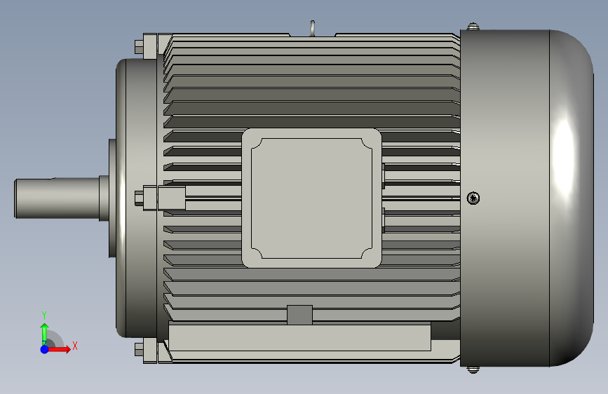 三相异步电动机15KW-4-380v 正面视图