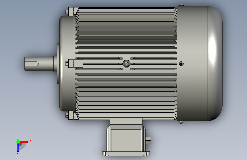 三相异步电动机15KW-4-380v 俯视图