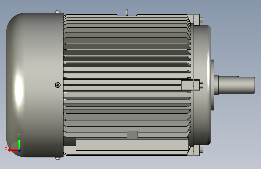 三相异步电动机15KW-4-380v 背面视图