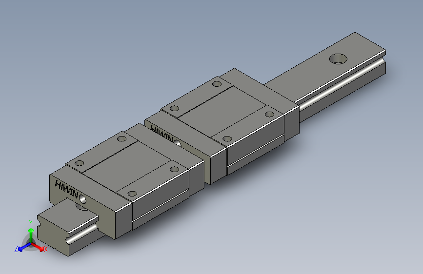 上银微小型滚珠线性滑轨MGN15C2R150Z1C(E15)3200