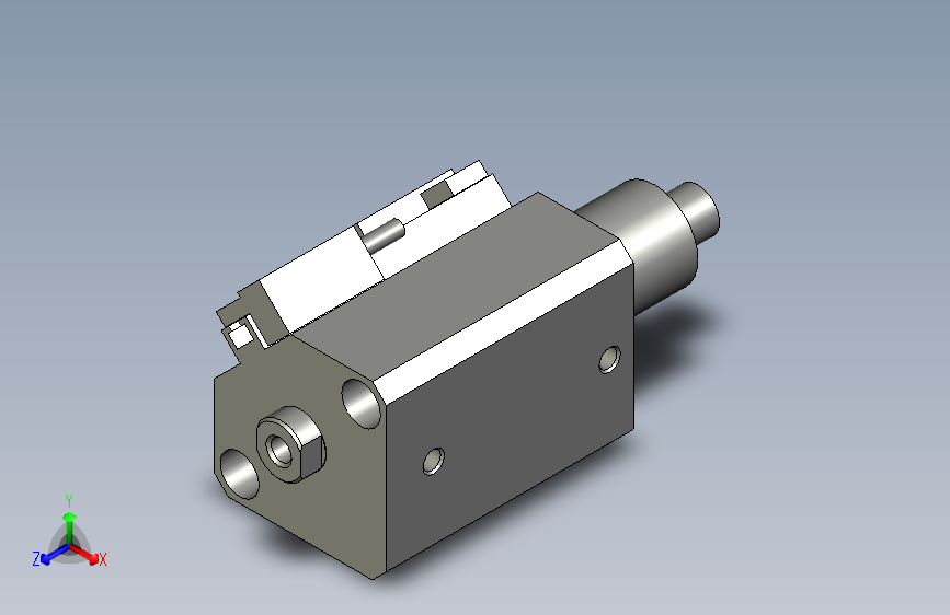 手机屏幕自动贴膜检测生产设备设计-薄型气缸CDQ2A25-25-XC8-V1
