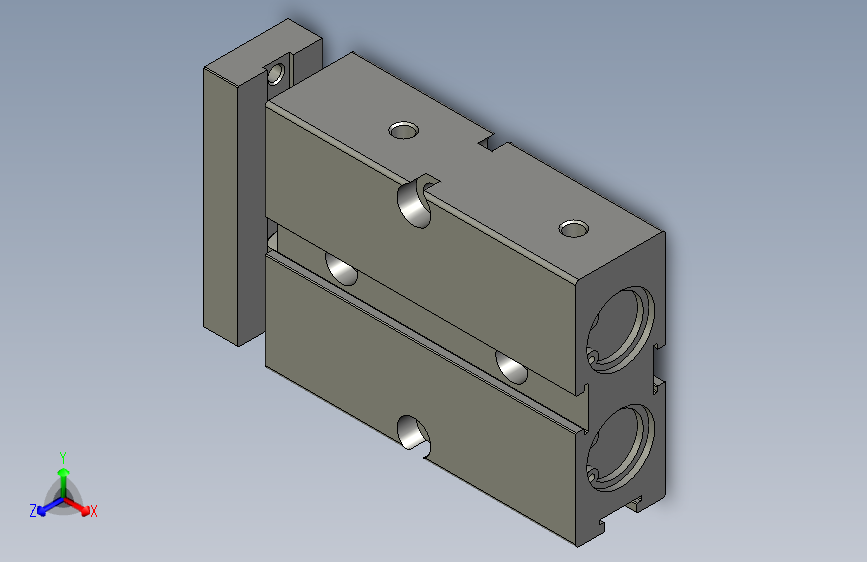 双轴气缸TN-16x20-S