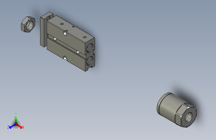 双轴气缸TN-16x30-S
