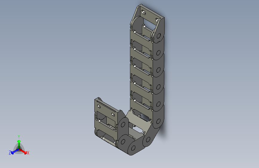 拖链-25系列桥式两侧打开型TWH25TWH25-C57-R55-34