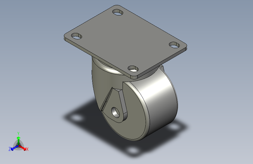 万向重型脚轮(3寸)10210504