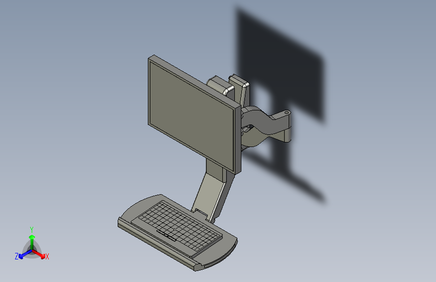 显示器支架装配