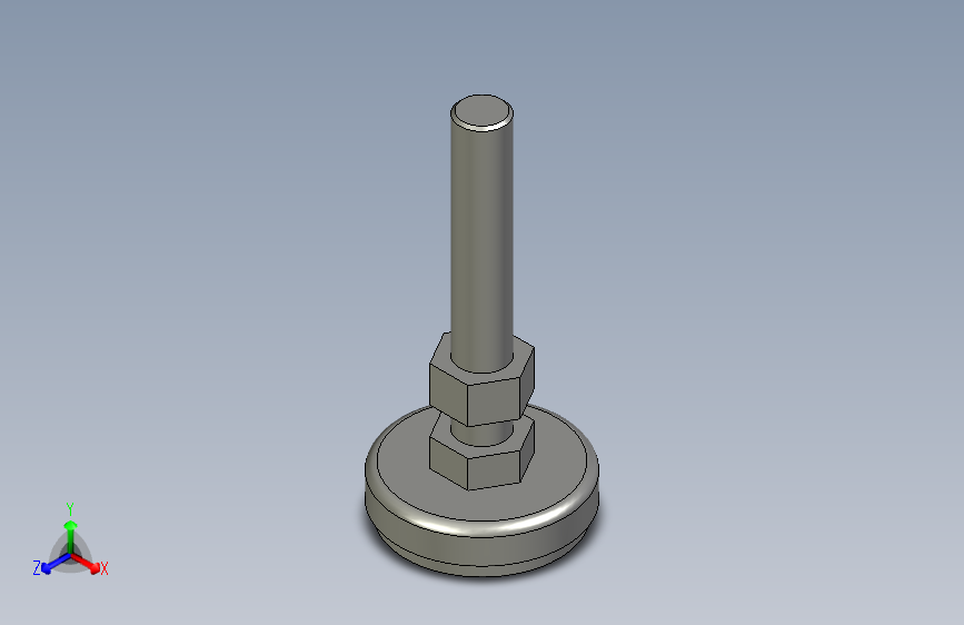 橡胶底座型脚轮调整块M16-100