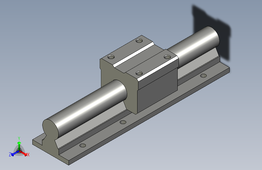 支撑轴箱式单元LMZ01-d20-L200-1
