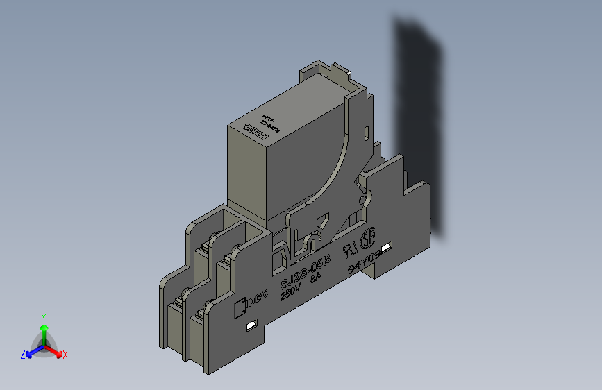 中间继电器设计模型