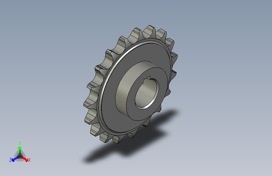主动链轮08B-19齿