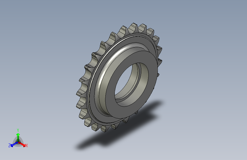 主动链轮08B-24齿-从动