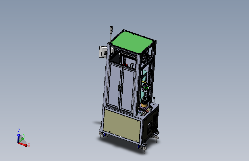 转子激光打标机台