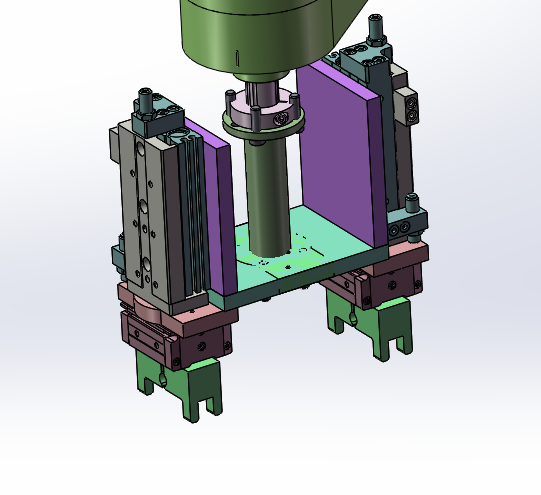 四轴机器人及双夹取治具sw18
