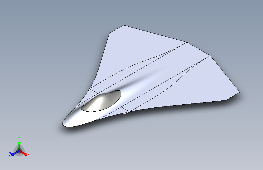 战斗机概念  IGES