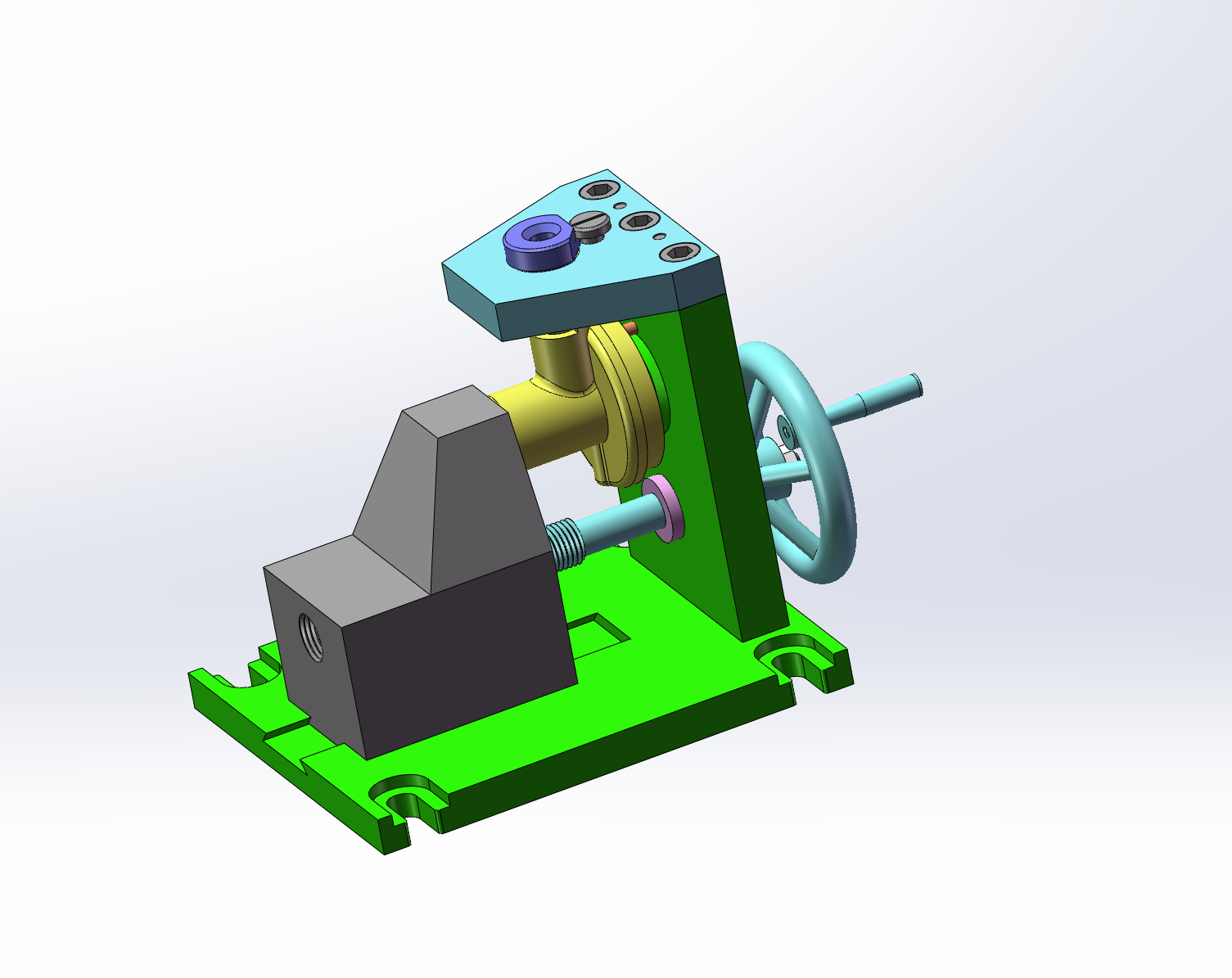 注油器油阀座加工工艺及钻φ10.5孔夹具设计【三维SW模型】