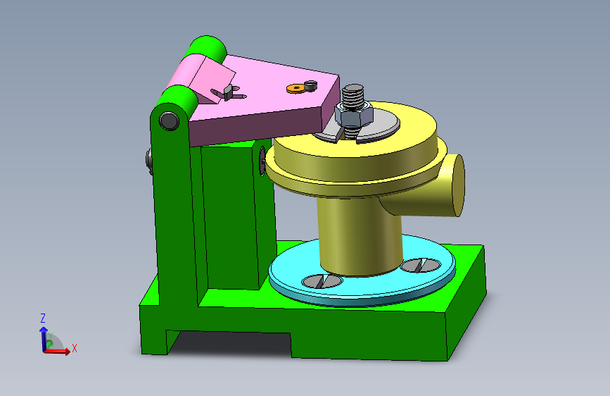 注油器油阀座加工工艺及钻φ2孔夹具设计【三维SW模型】