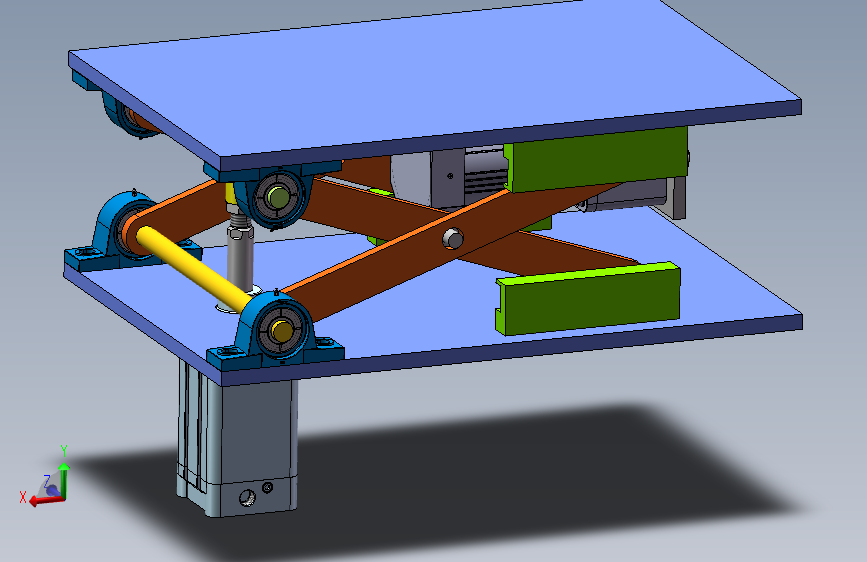剪刀叉顶升机构