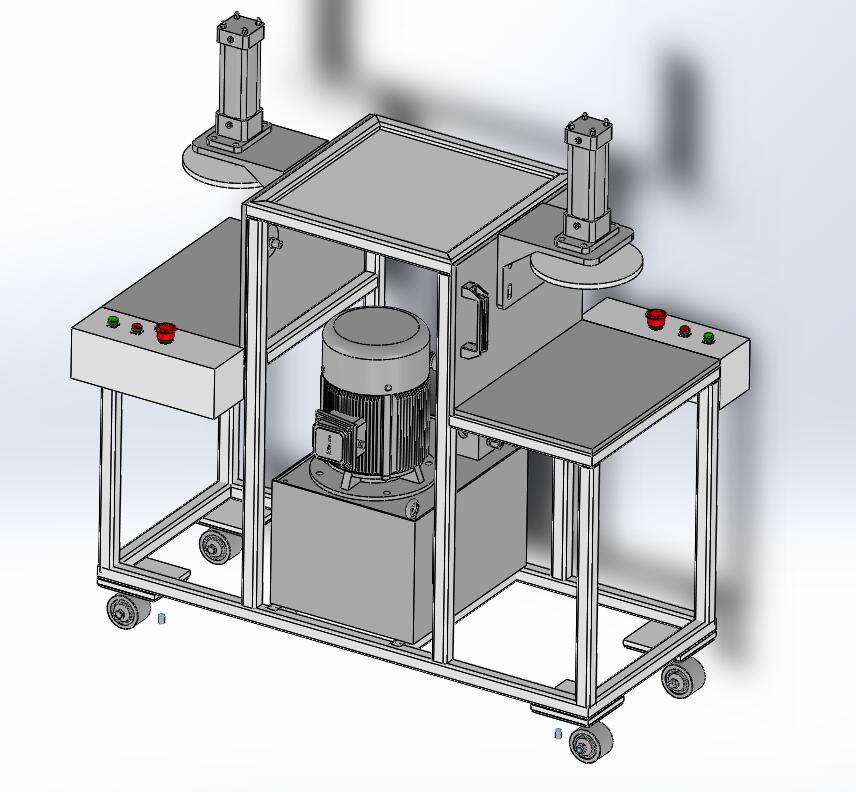 简易双工位压床