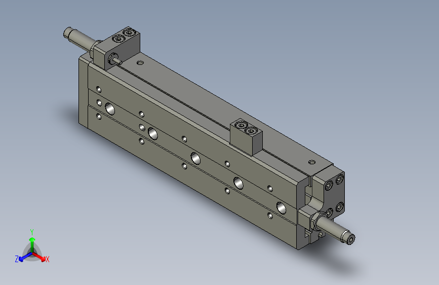 双轴型精密滑台气缸