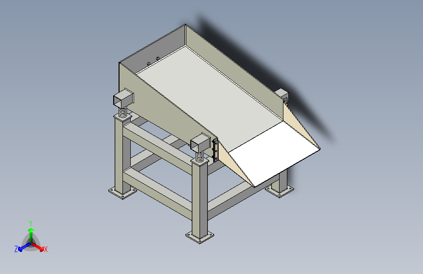 D1015振动给料机 主视图