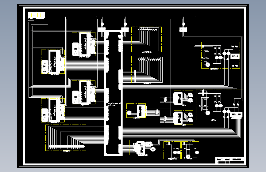 VMC1410立式铣镗加工中心控制电路图--443051-50