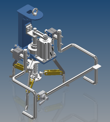 汽车轮胎拾取夹具