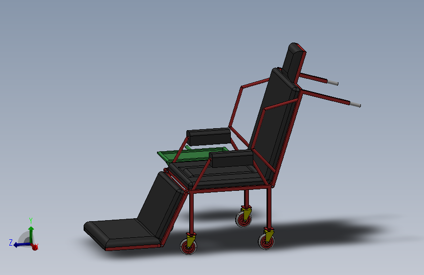 折叠救护椅设计模型MF872314