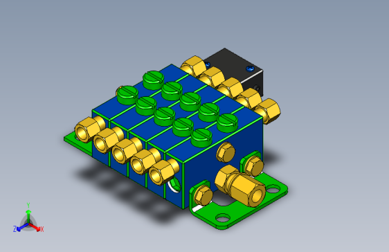 8路电控油路导向阀