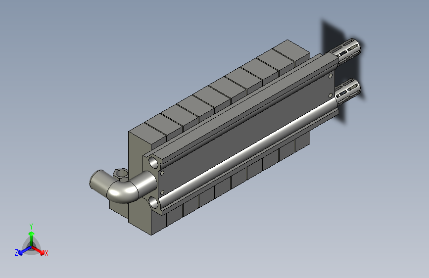 11位电磁阀装配体