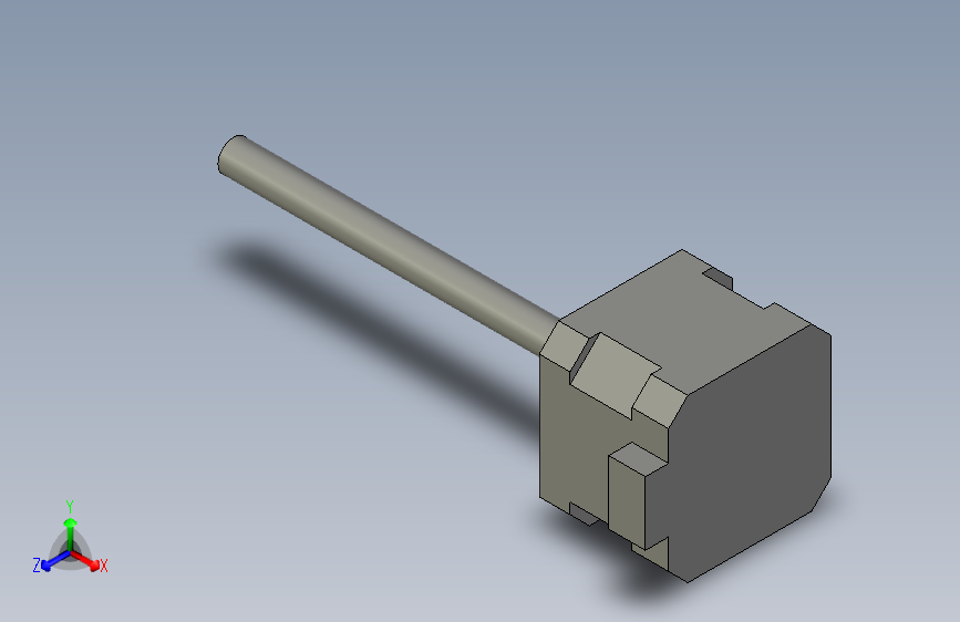 42电机出轴丝杆