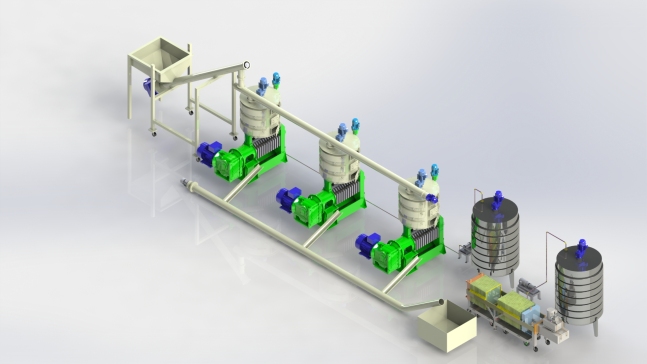 A2001130-从可可废料中提取黄油设备
