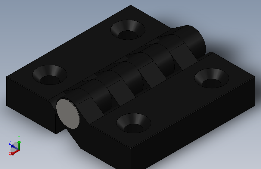 A2001226-尼龙铰链合页螺丝，64mm x 64mm x 13mm (702-7831)