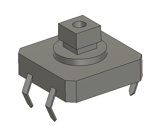 A2001704-B3F 12x12mm 投射式按钮